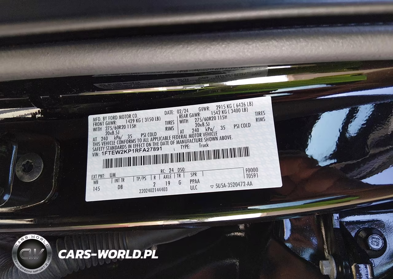 2024 Ford F-150 Stx VIN:1FTEW2KP1RFA27891 - 9