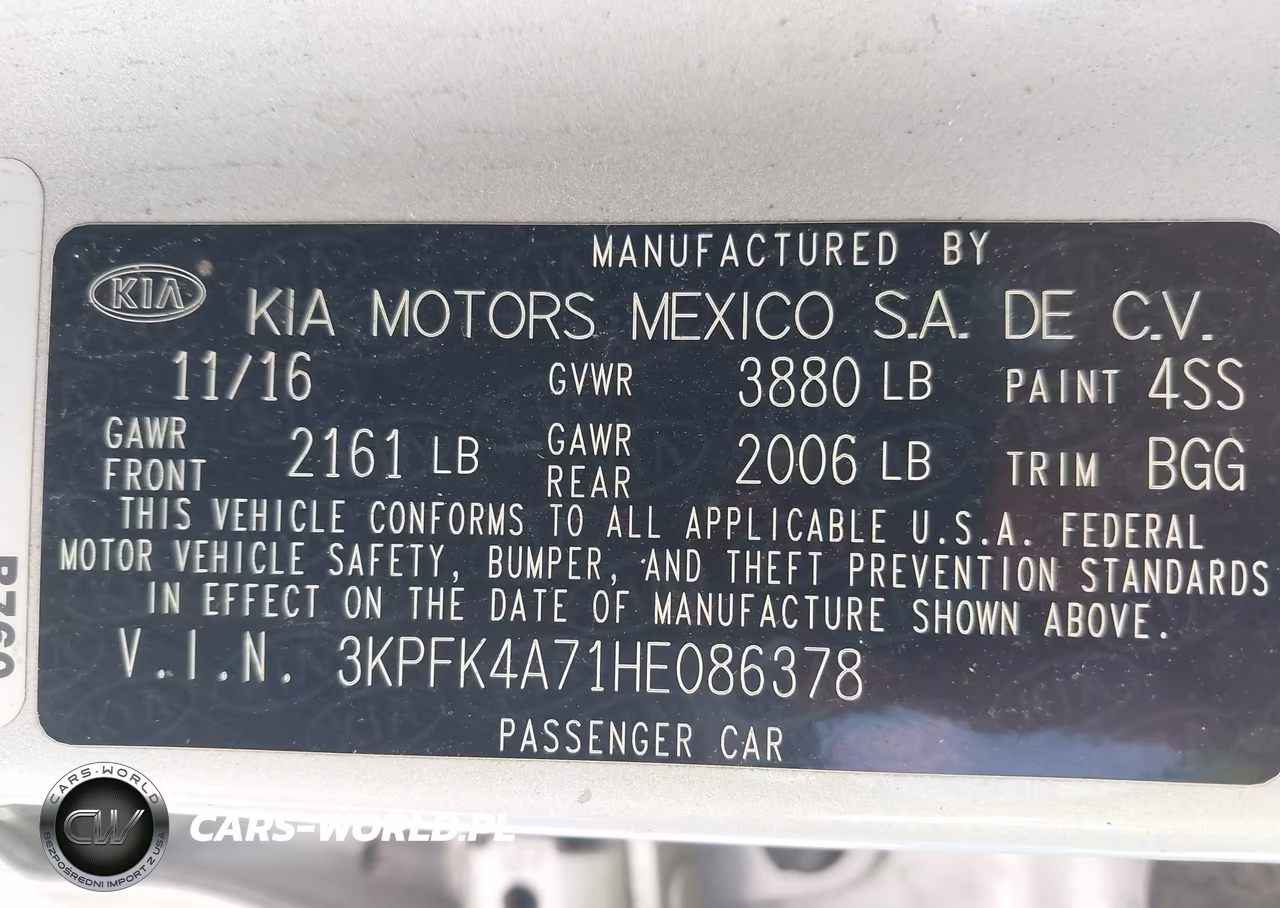 2017 Kia Forte Lx VIN:3KPFK4A71HE086378 - 9