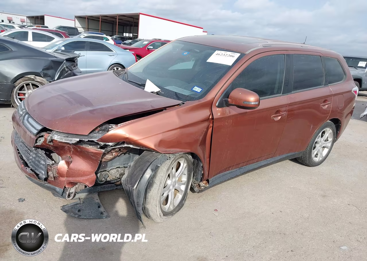2014 Mitsubishi Outlander Se VIN:JA4AD3A36EZ020074 - 2