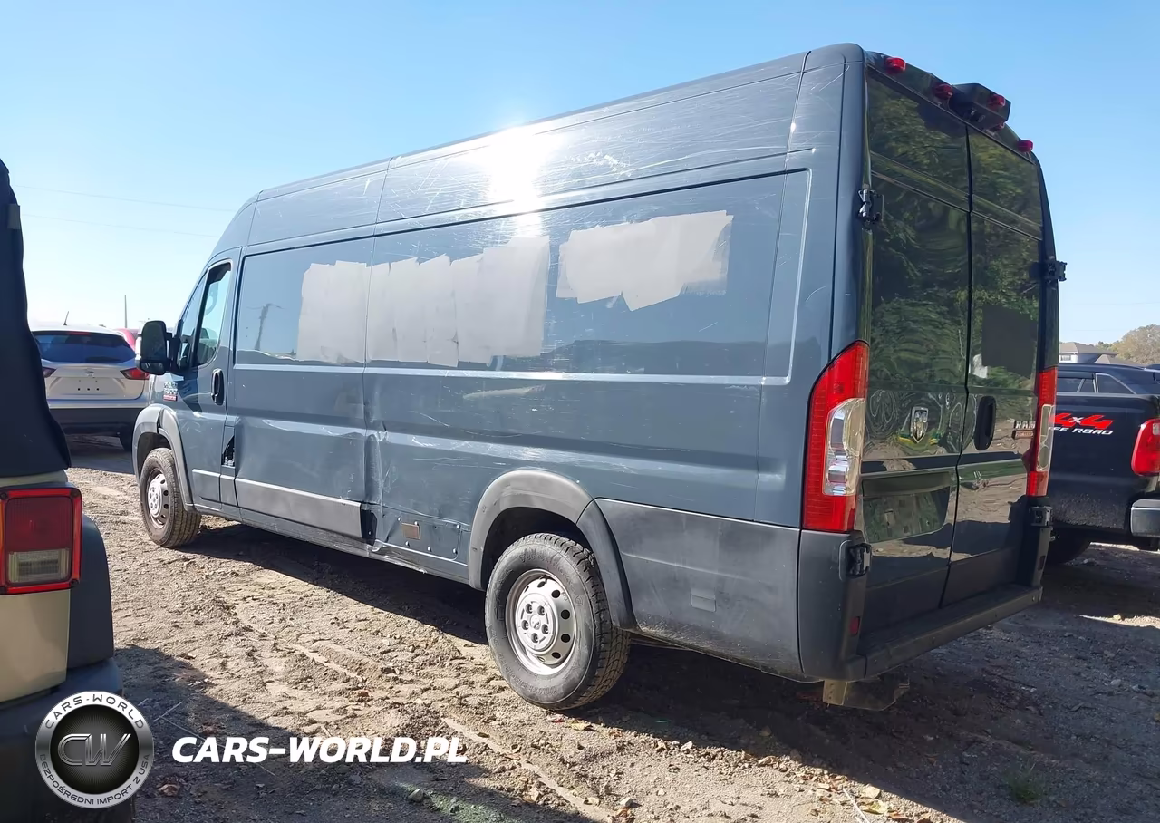 2019 Ram Promaster 3500 Cargo Van High Roof 159 Wb Ext VIN:3C6URVJG8KE542318 - 3
