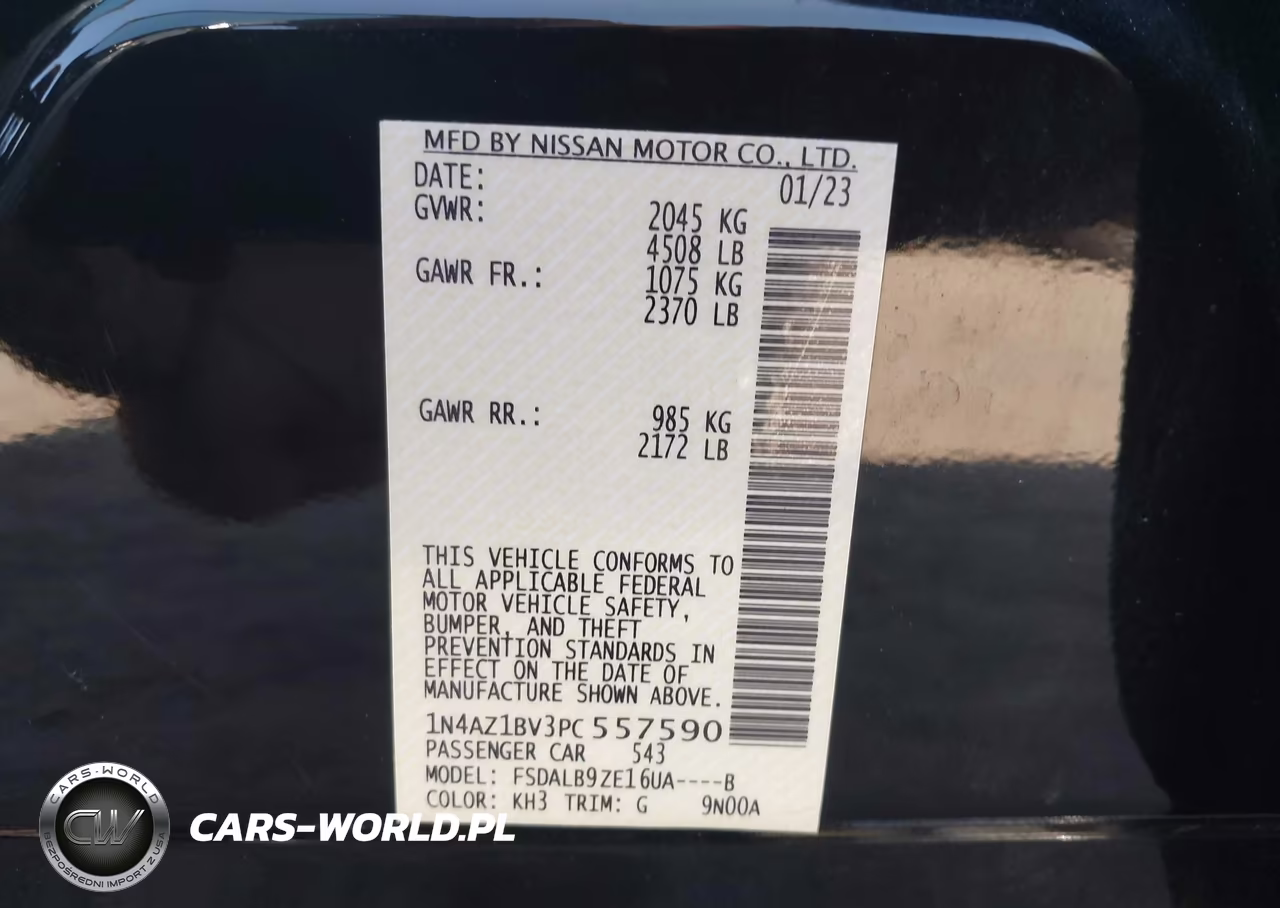 2023 Nissan Leaf S 40 Kwh VIN:1N4AZ1BV3PC557590 - 9