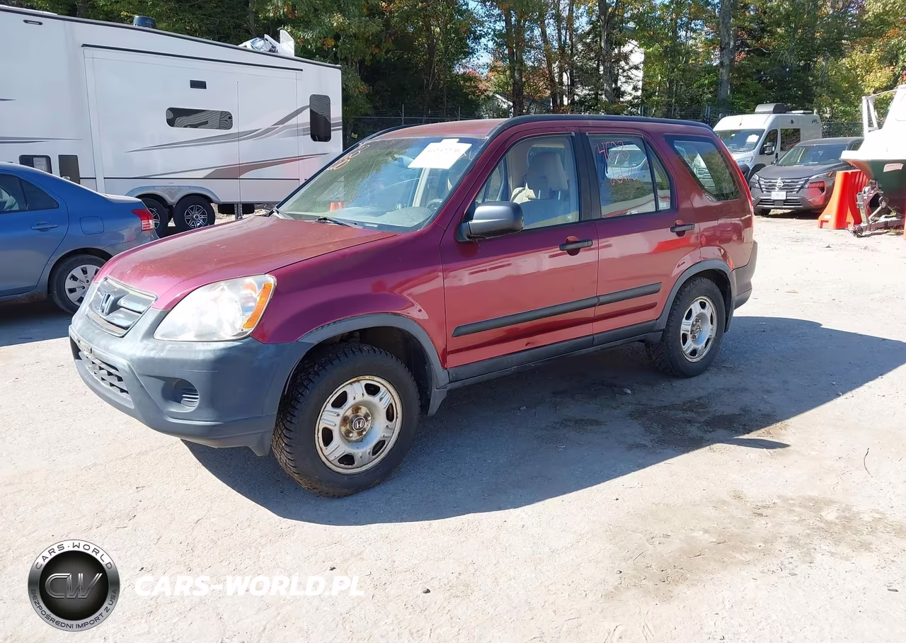 2005 Honda Cr-V Lx VIN:JHLRD78555C035663 - 2