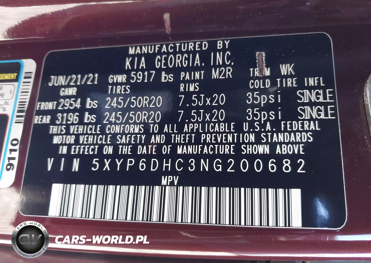 2022 Kia Telluride S VIN:5XYP6DHC3NG200682 - 9