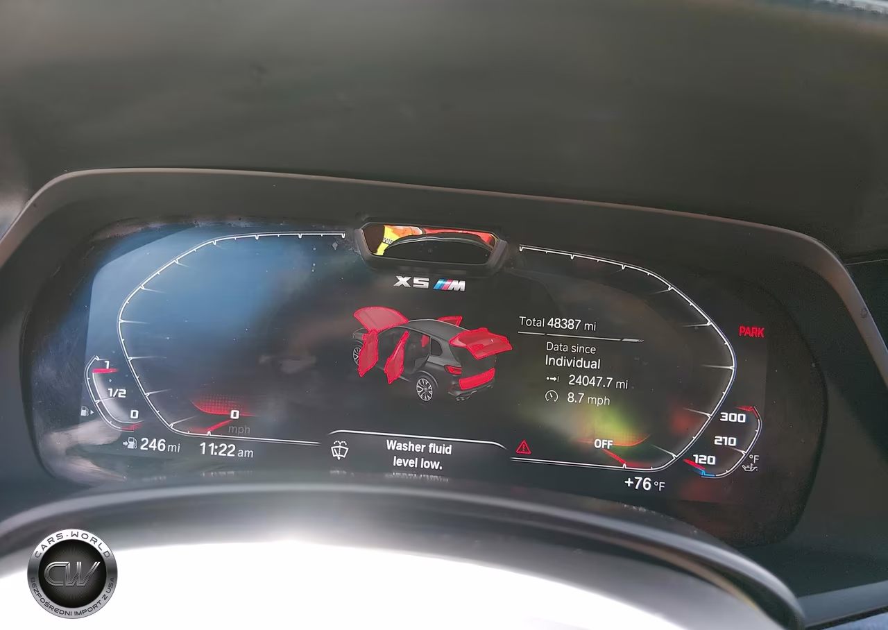2022 BMW X5 M VIN:5YMJU0C07N9N27077 - 7