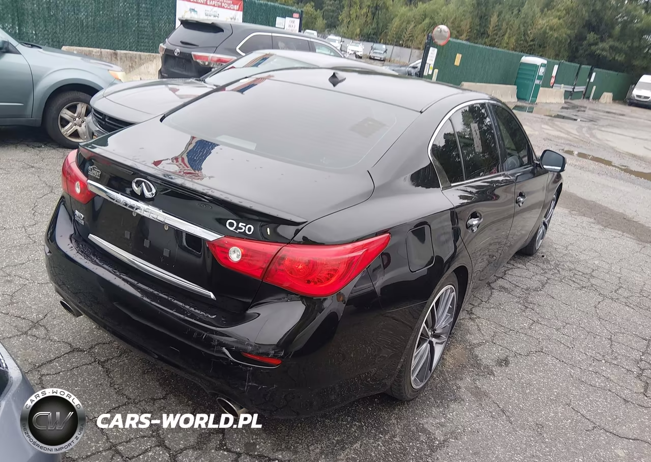 2015 Infiniti Q50 Premium-Sport VIN:JN1BV7ARXFM404010 - 4