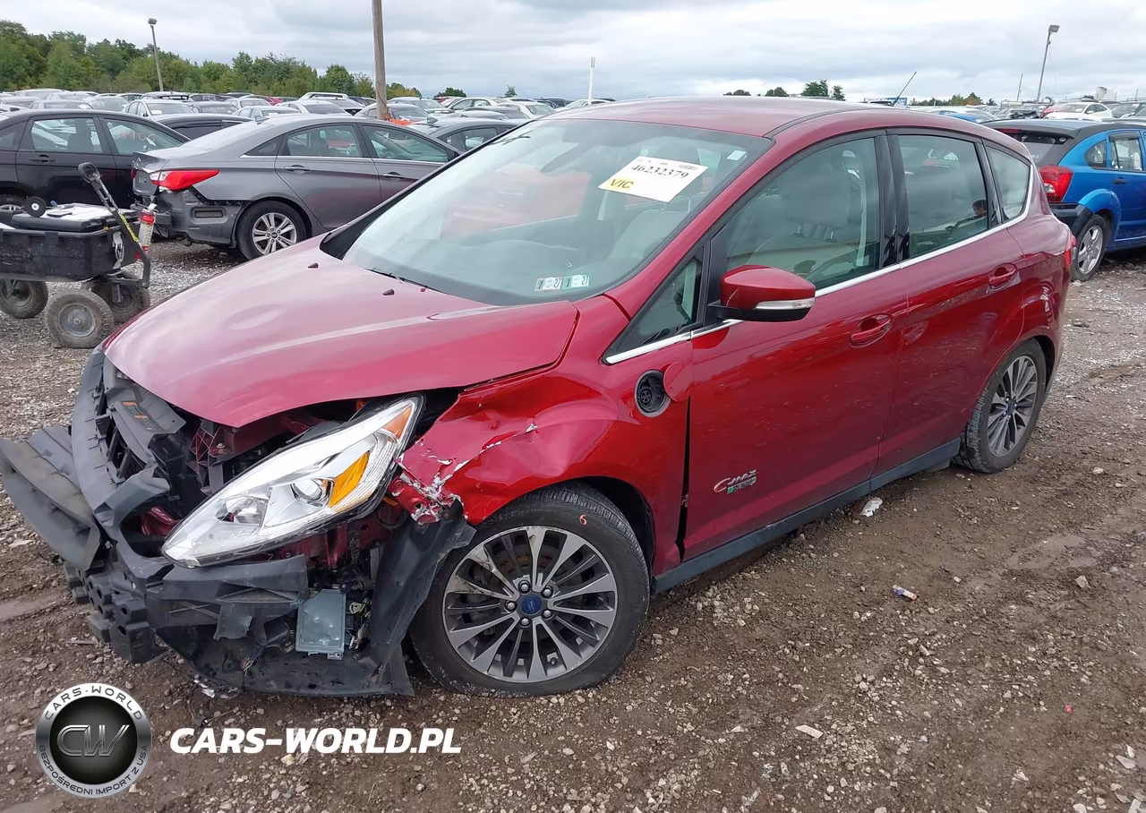 2017 Ford C-Max Energi Titanium VIN:1FADP5FUXHL107481 - 2