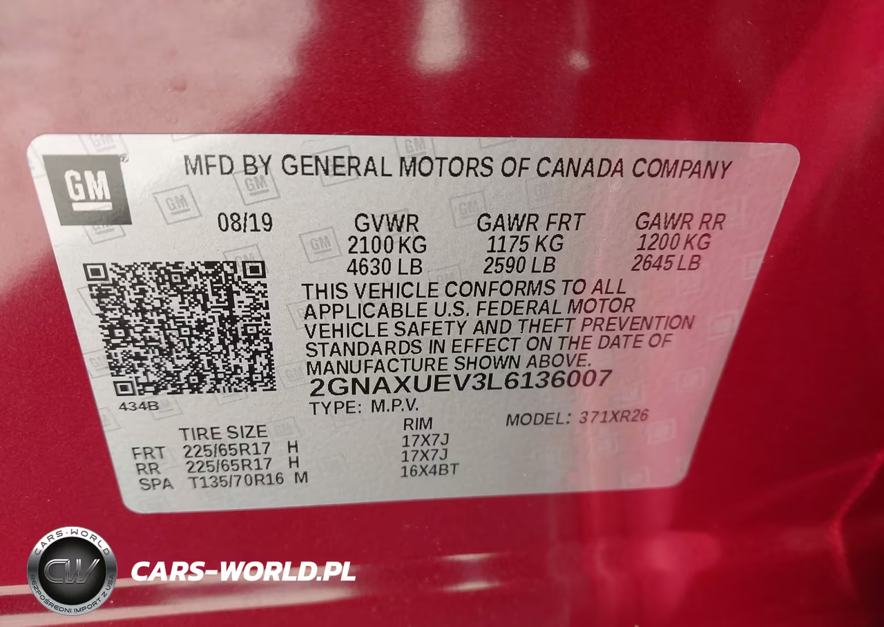 2020 Chevrolet Equinox Awd Lt 1.5L Turbo VIN:2GNAXUEV3L6136007 - 9