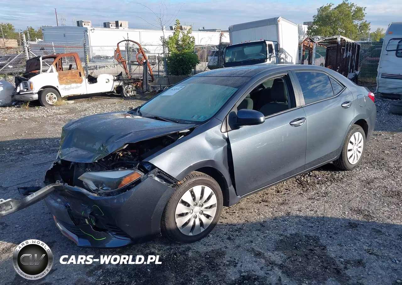 2015 Toyota Corolla Le VIN:2T1BURHE4FC406136 - 2