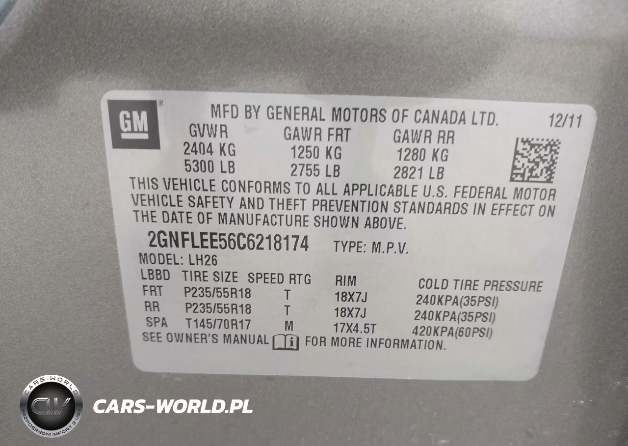 2012 Chevrolet Equinox Lt VIN:2GNFLEE56C6218174 - 9