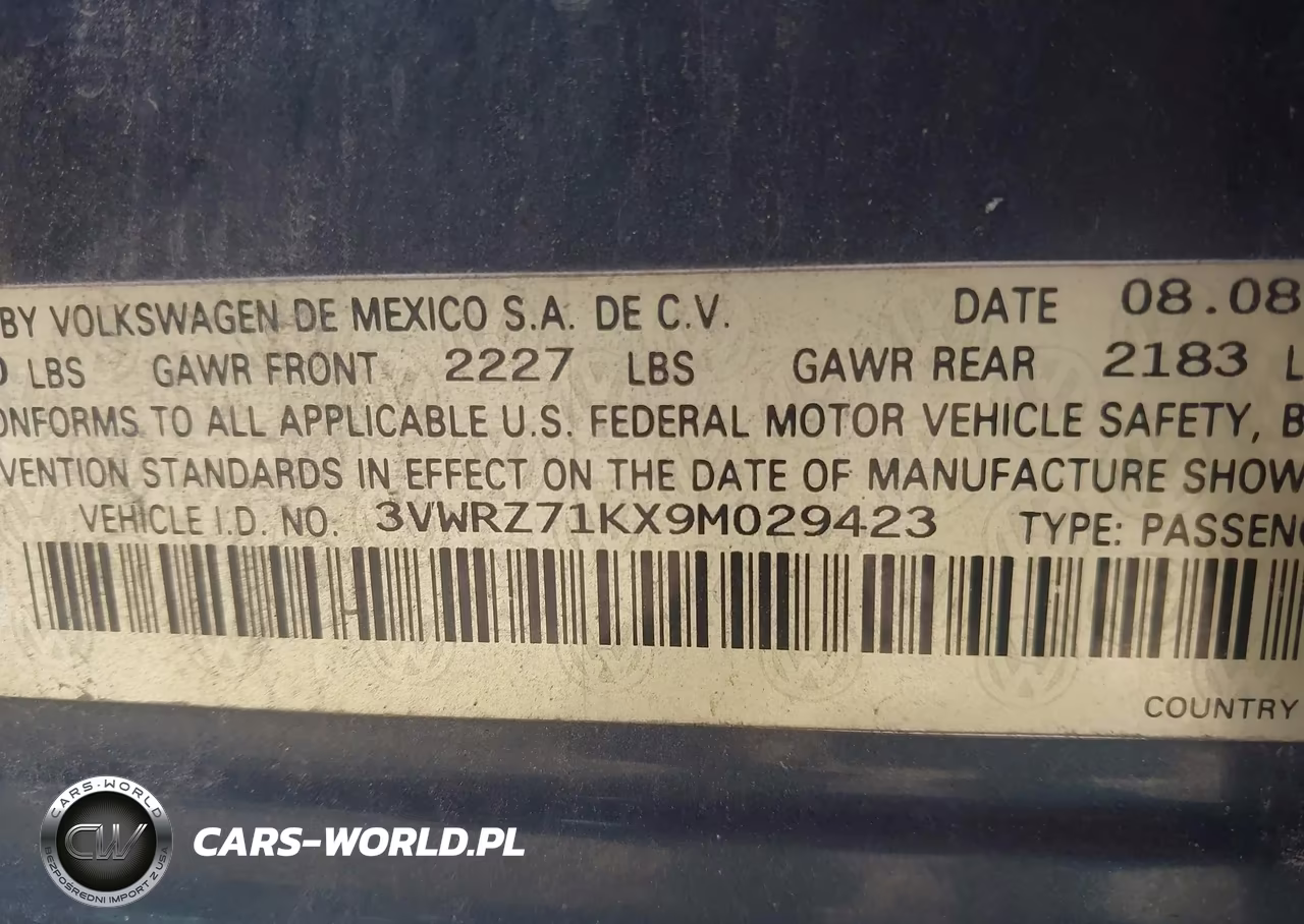2009 Volkswagen Jetta Se-Sel VIN:3VWRZ71KX9M029423 - 9