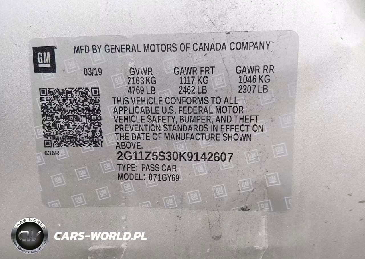 2019 Chevrolet Impala Lt VIN:2G11Z5S30K9142607 - 9