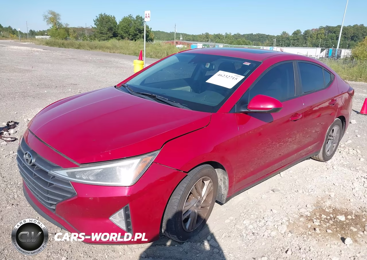 2019 Hyundai Elantra Value Edition VIN:KMHD84LF5KU877253 - 2