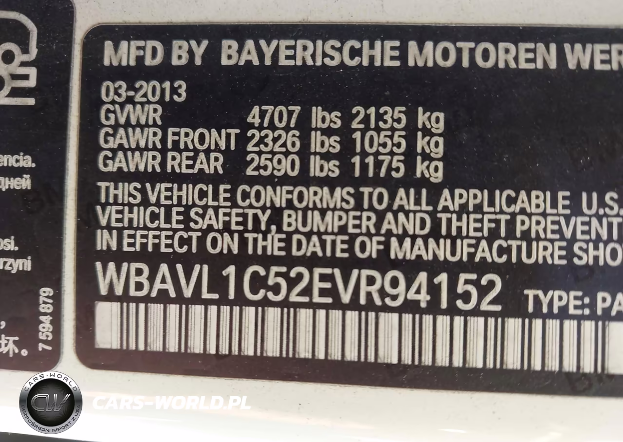 2014 BMW X1 xDrive28I VIN:WBAVL1C52EVR94152 - 9