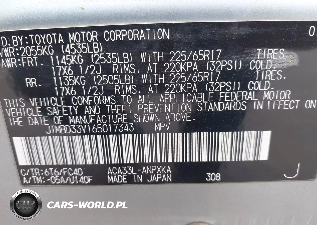 2006 Toyota Rav4 VIN:JTMBD33V165017343 - 9