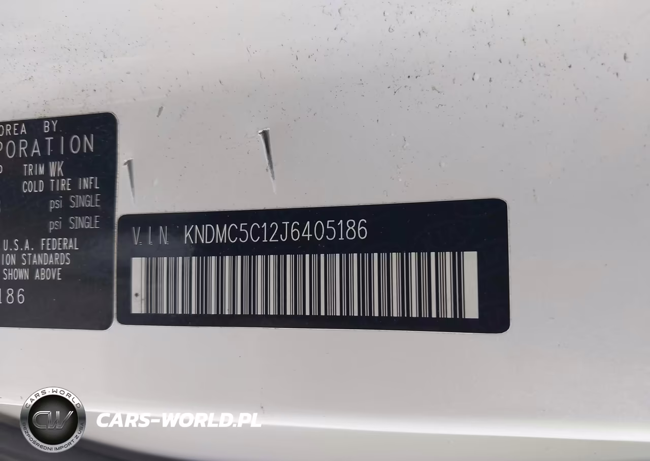 2018 Kia Sedona Ex VIN:KNDMC5C12J6405186 - 9
