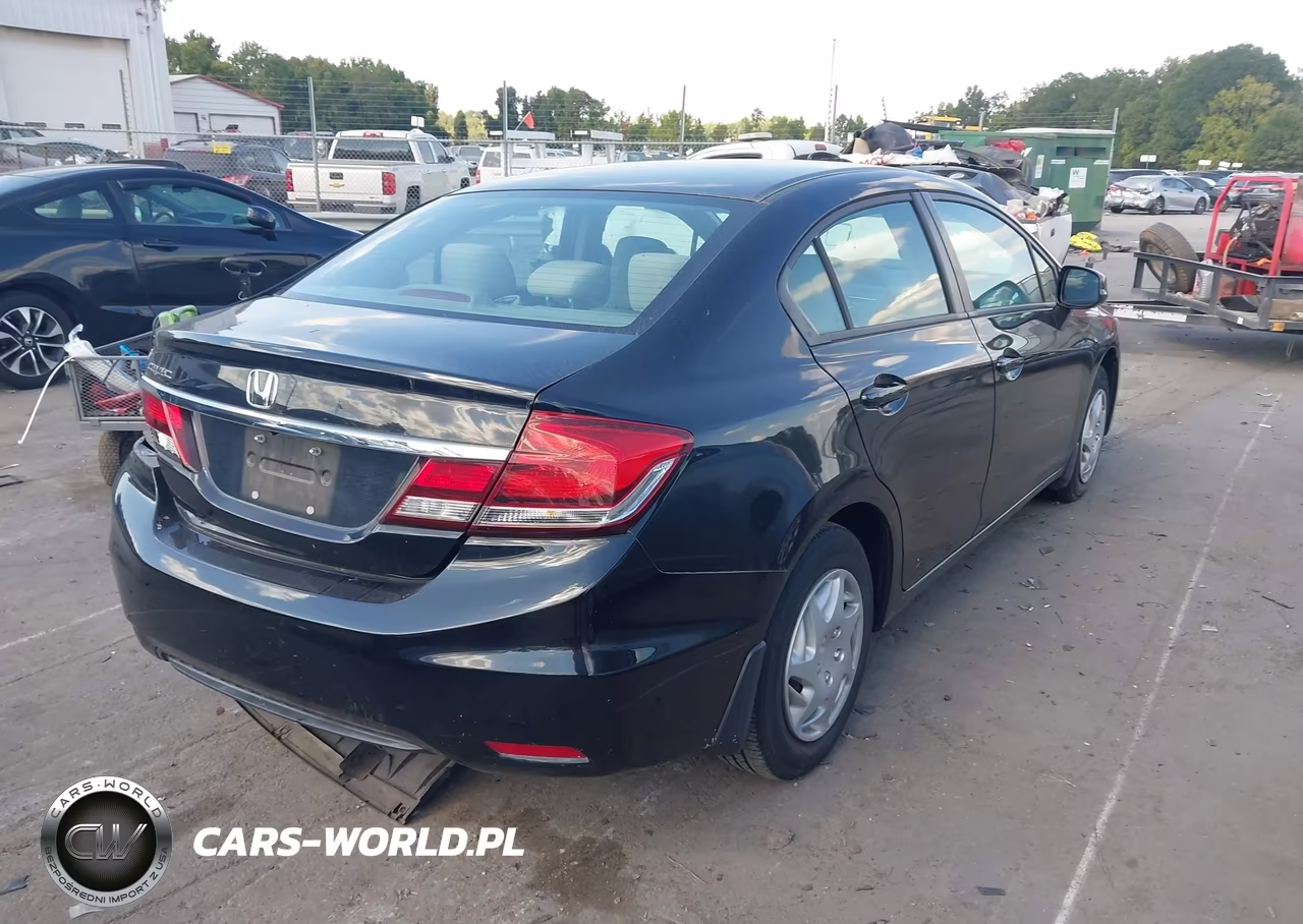 2013 Honda Civic Sdn Lx VIN:2HGFB2F54DH565437 - 4