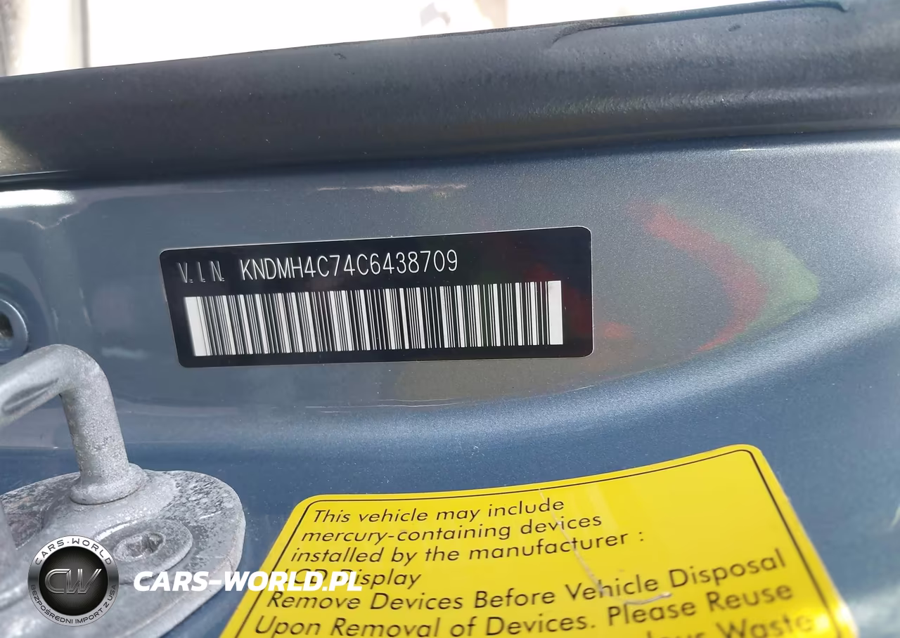 2012 Kia Sedona Ex VIN:KNDMH4C74C6438709 - 9