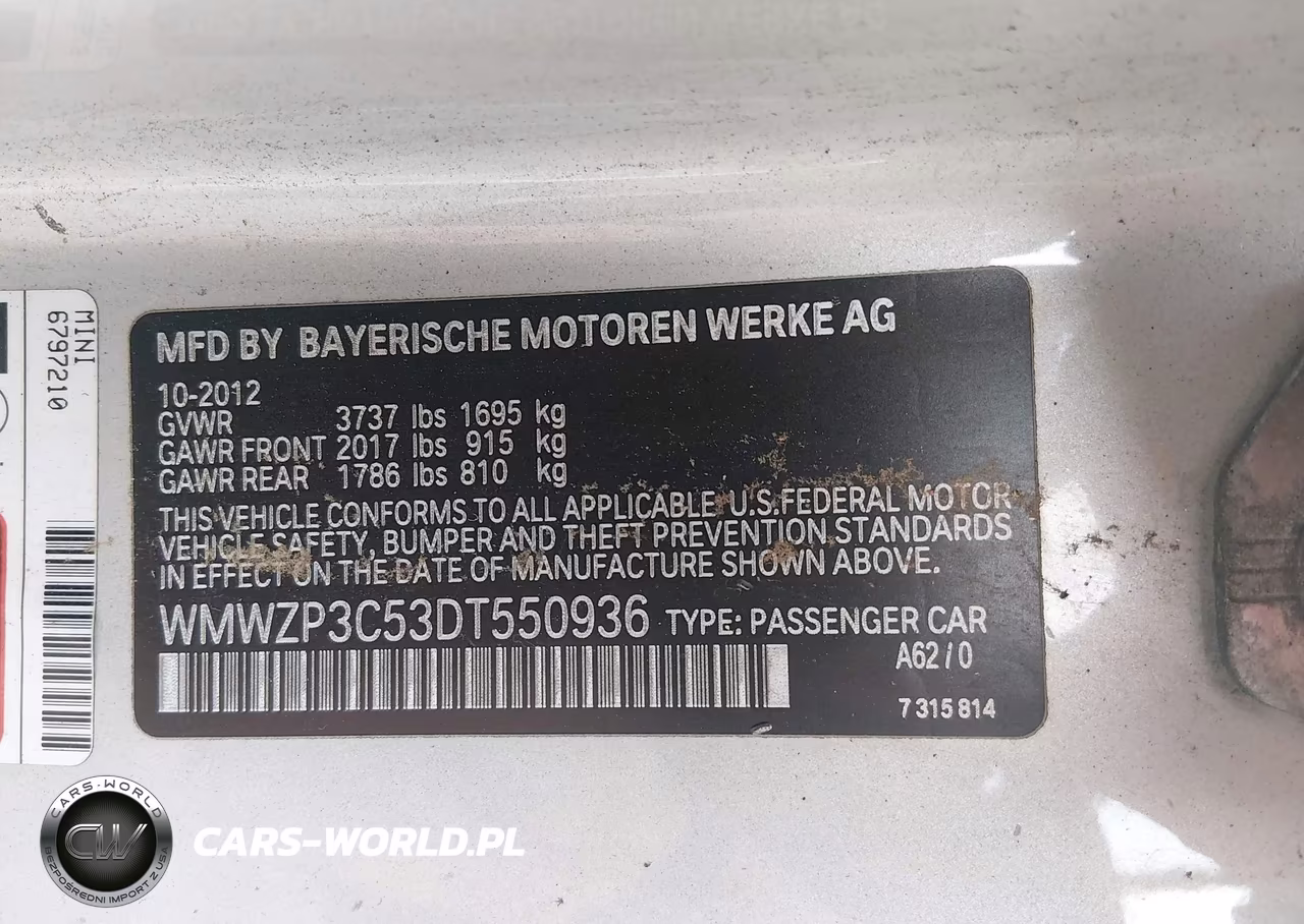 2013 Mini Convertible Cooper S VIN:WMWZP3C53DT550936 - 9