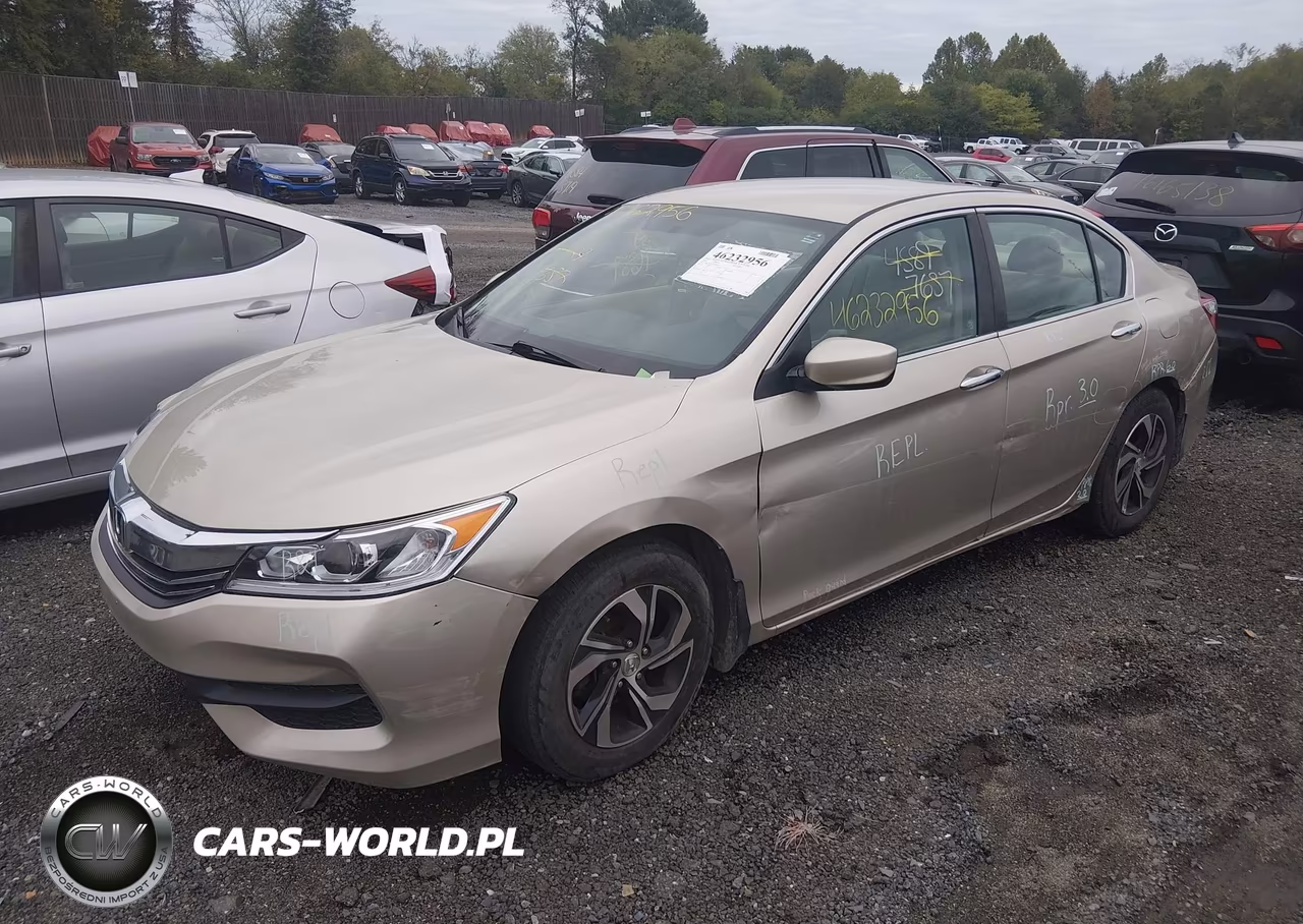 2016 Honda Accord Lx VIN:1HGCR2F37GA023040 - 2