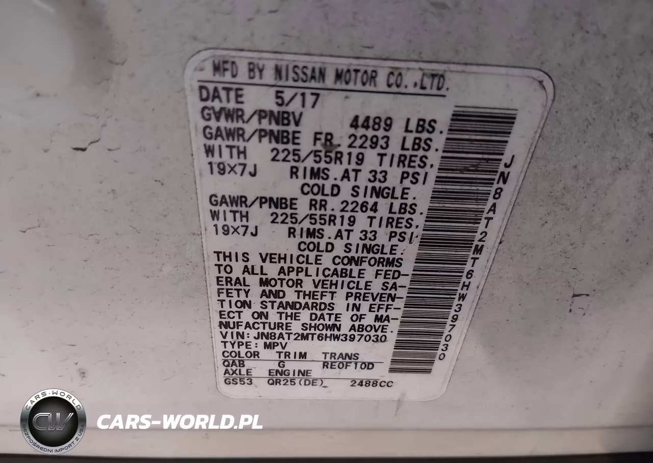 2017 Nissan Rogue Sl VIN:JN8AT2MT6HW397030 - 9