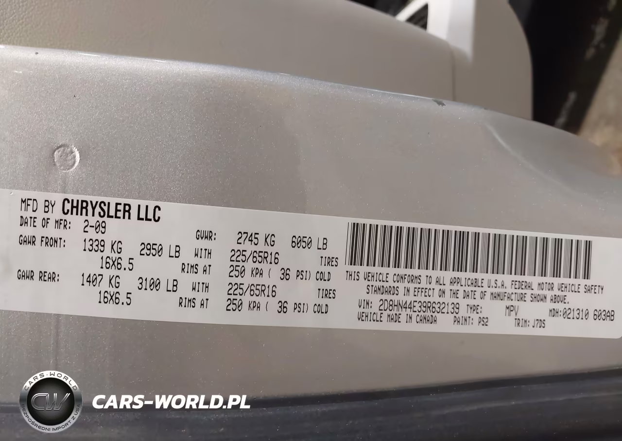2009 Dodge Grand Caravan Se VIN:2D8HN44E39R632139 - 9