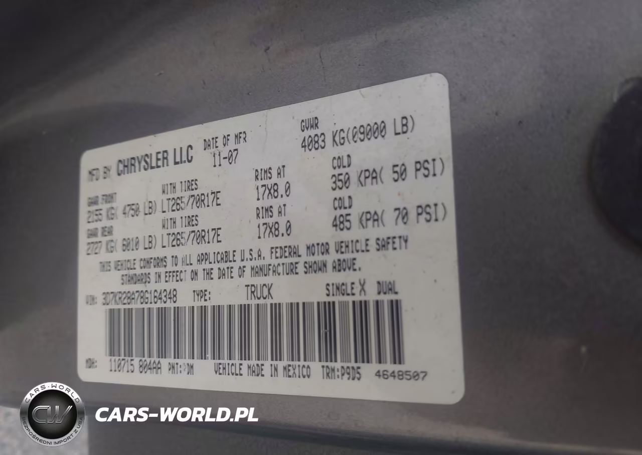 2008 Dodge Ram 2500 Slt VIN:3D7KR28A78G164348 - 9