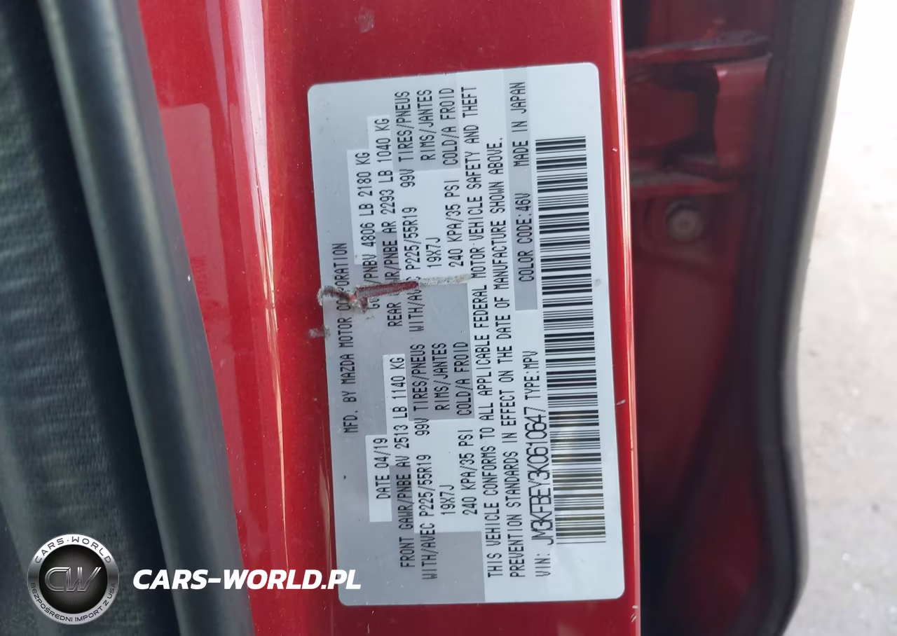 2019 Mazda Cx-5 Signature VIN:JM3KFBEY3K0610647 - 9