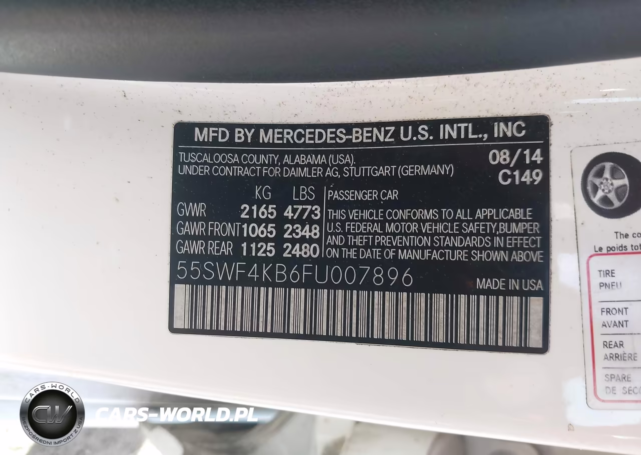 2015 Mercedes-Benz C 300 Sport 4Matic VIN:55SWF4KB6FU007896 - 9