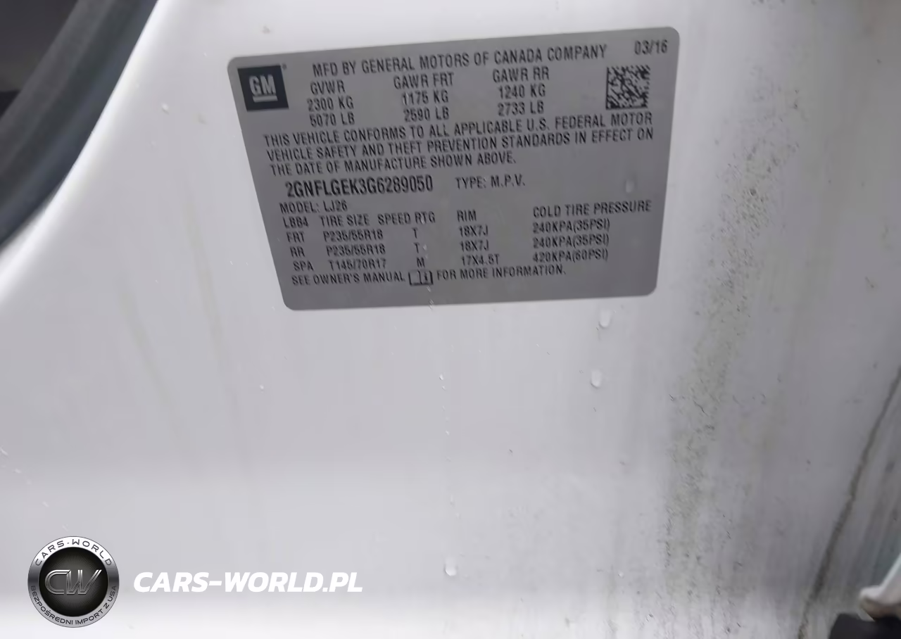 2016 Chevrolet Equinox Ltz VIN:2GNFLGEK3G6289050 - 9