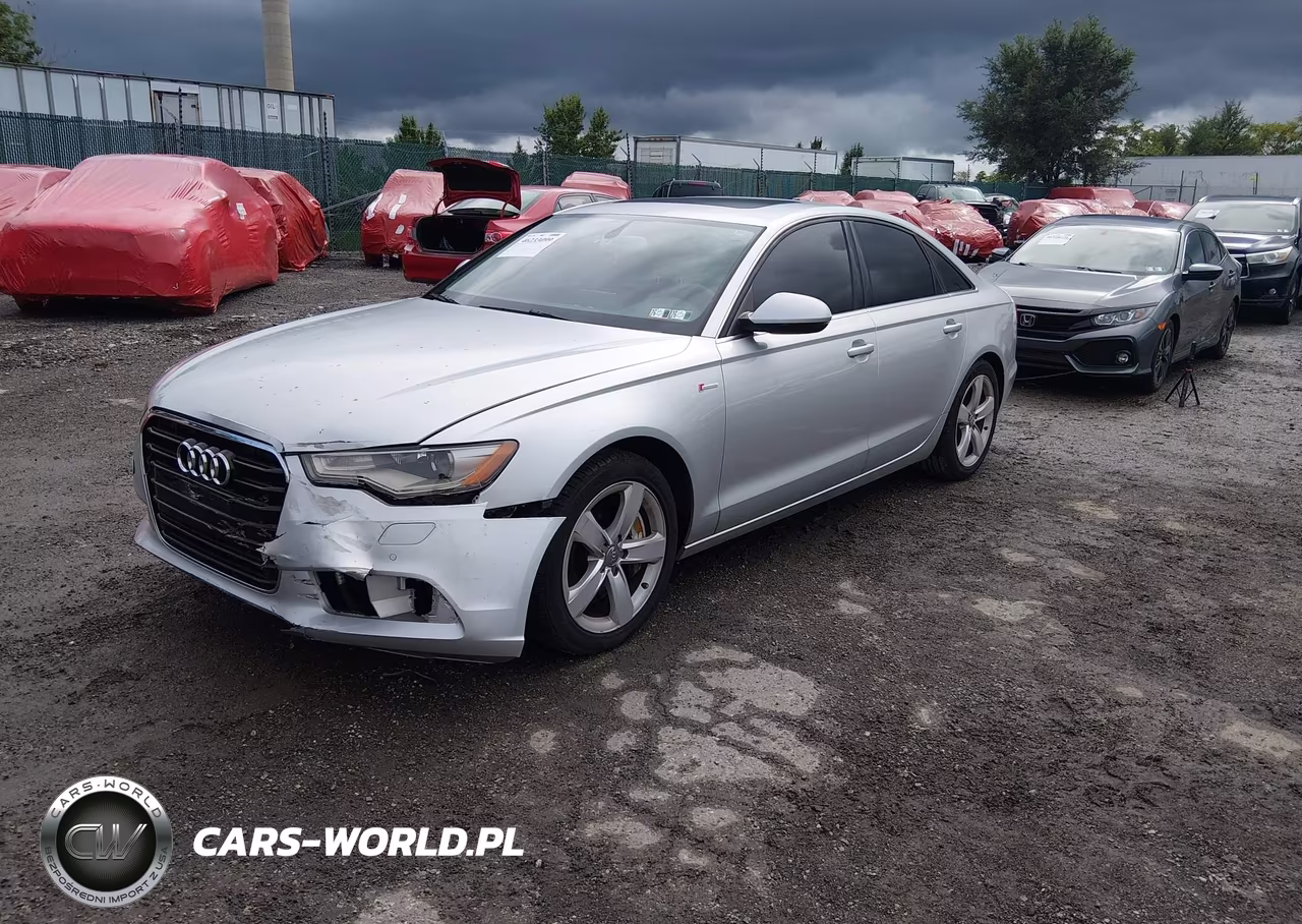 2012 Audi A6 3.0 Premium VIN:WAUGGAFC3CN037582 - 2