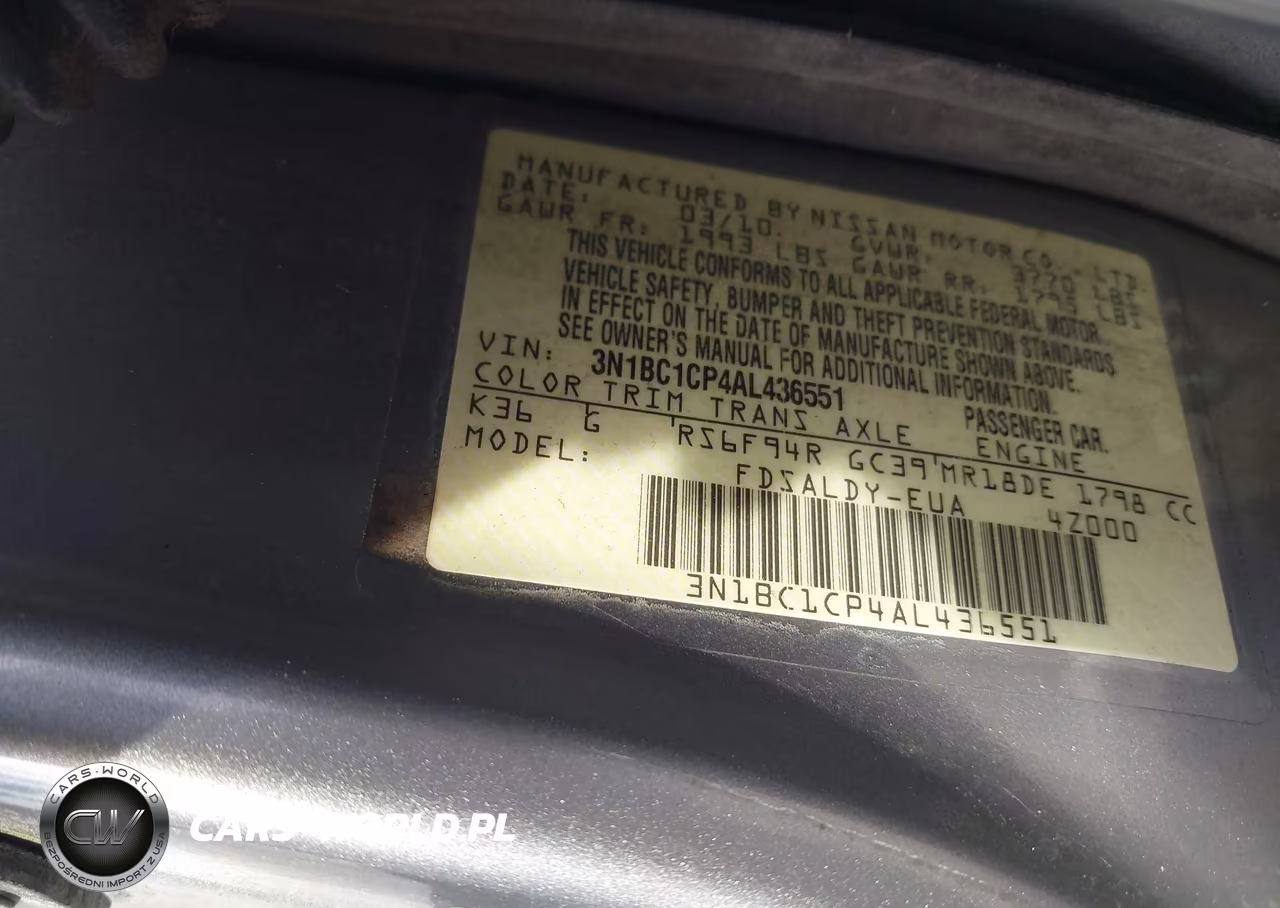 2010 Nissan Versa 1.8S VIN:3N1BC1CP4AL436551 - 9