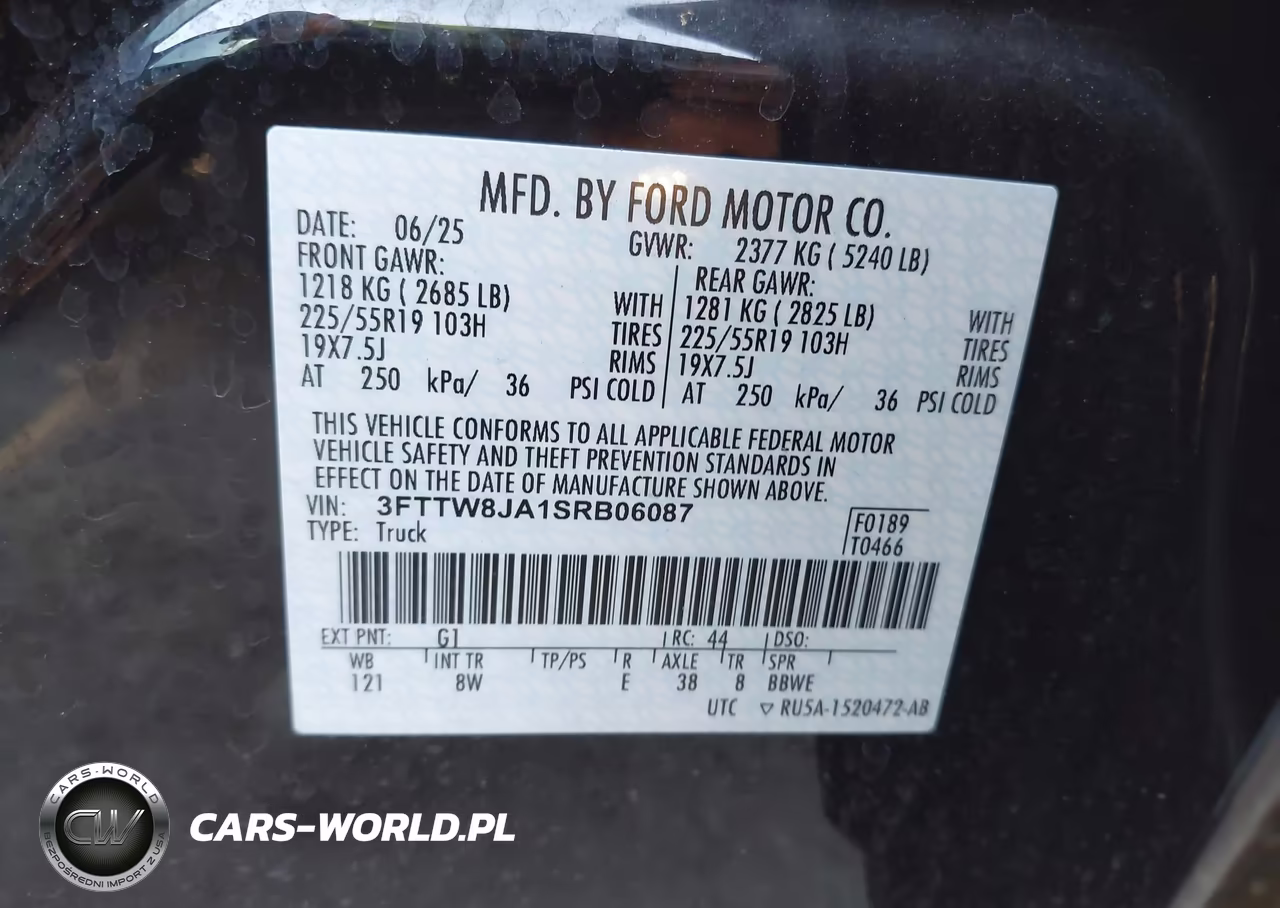 2025 Ford Maverick Xlt VIN:3FTTW8JA1SRB06087 - 9