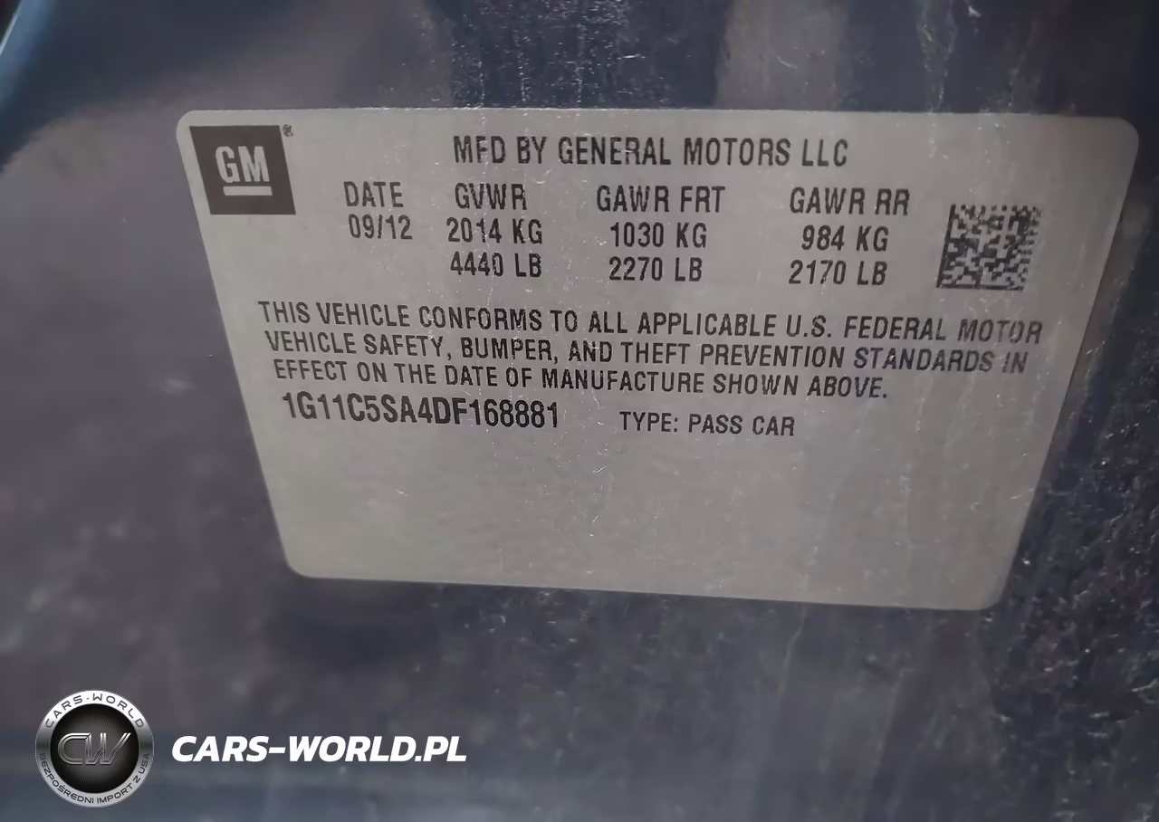 2013 Chevrolet Malibu 1Lt VIN:1G11C5SA4DF168881 - 9