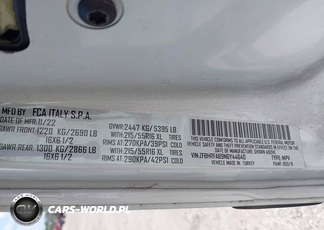 2022 Ram Promaster City Cargo Van VIN:ZFBHRFAB9N6Y44640 - 9