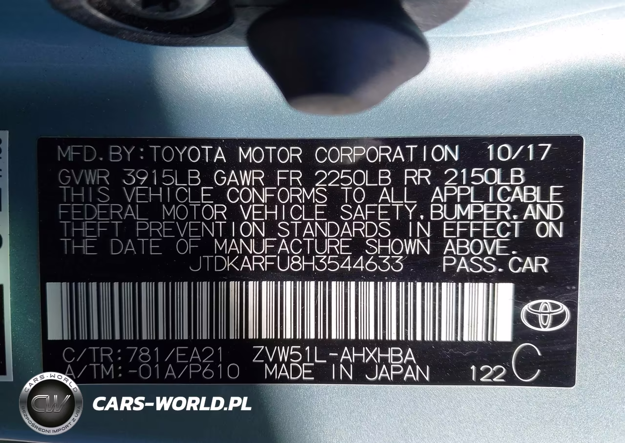 2017 Toyota Prius Three Touring VIN:JTDKARFU8H3544633 - 9