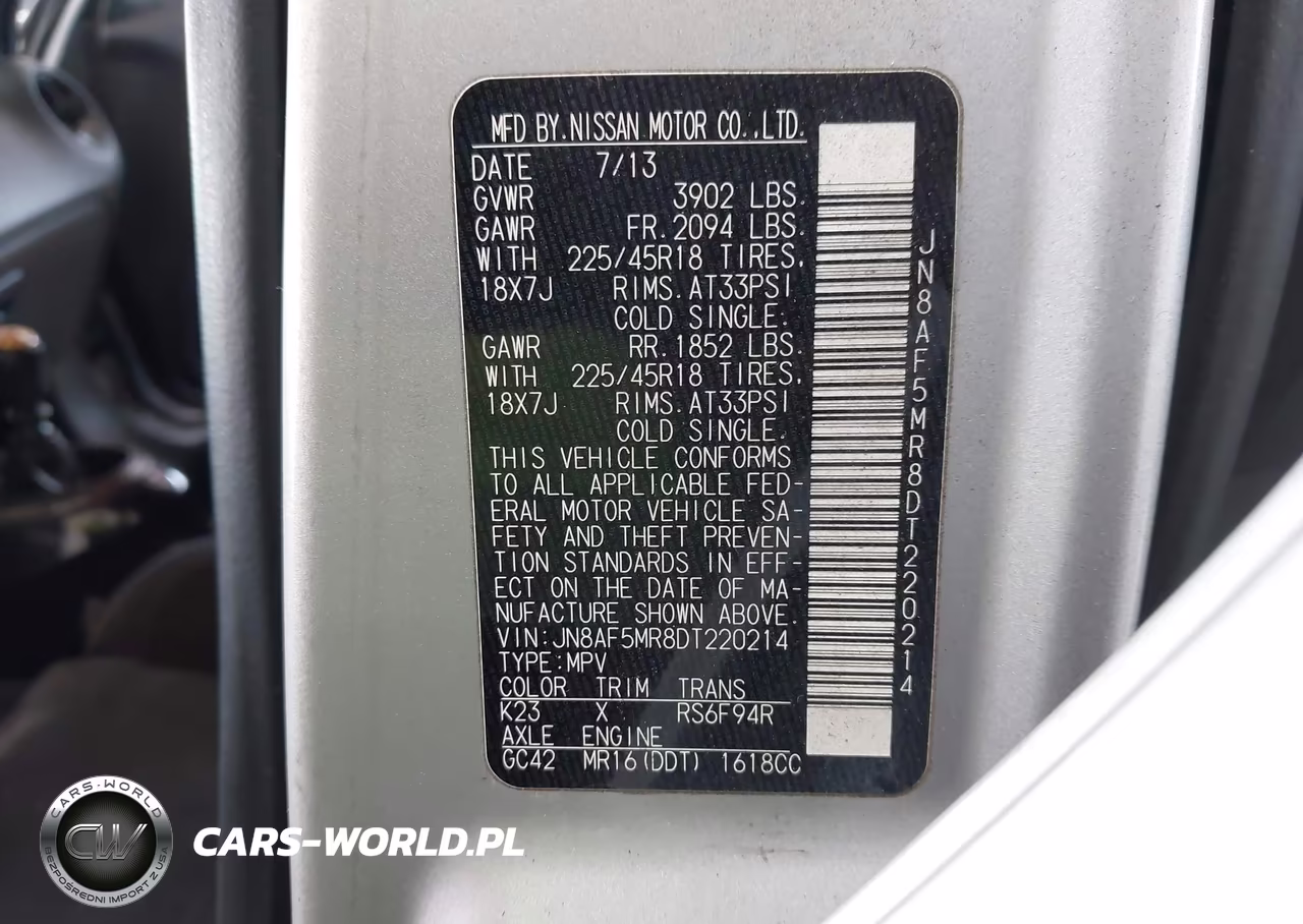 2013 Nissan Juke Nismo VIN:JN8AF5MR8DT220214 - 9
