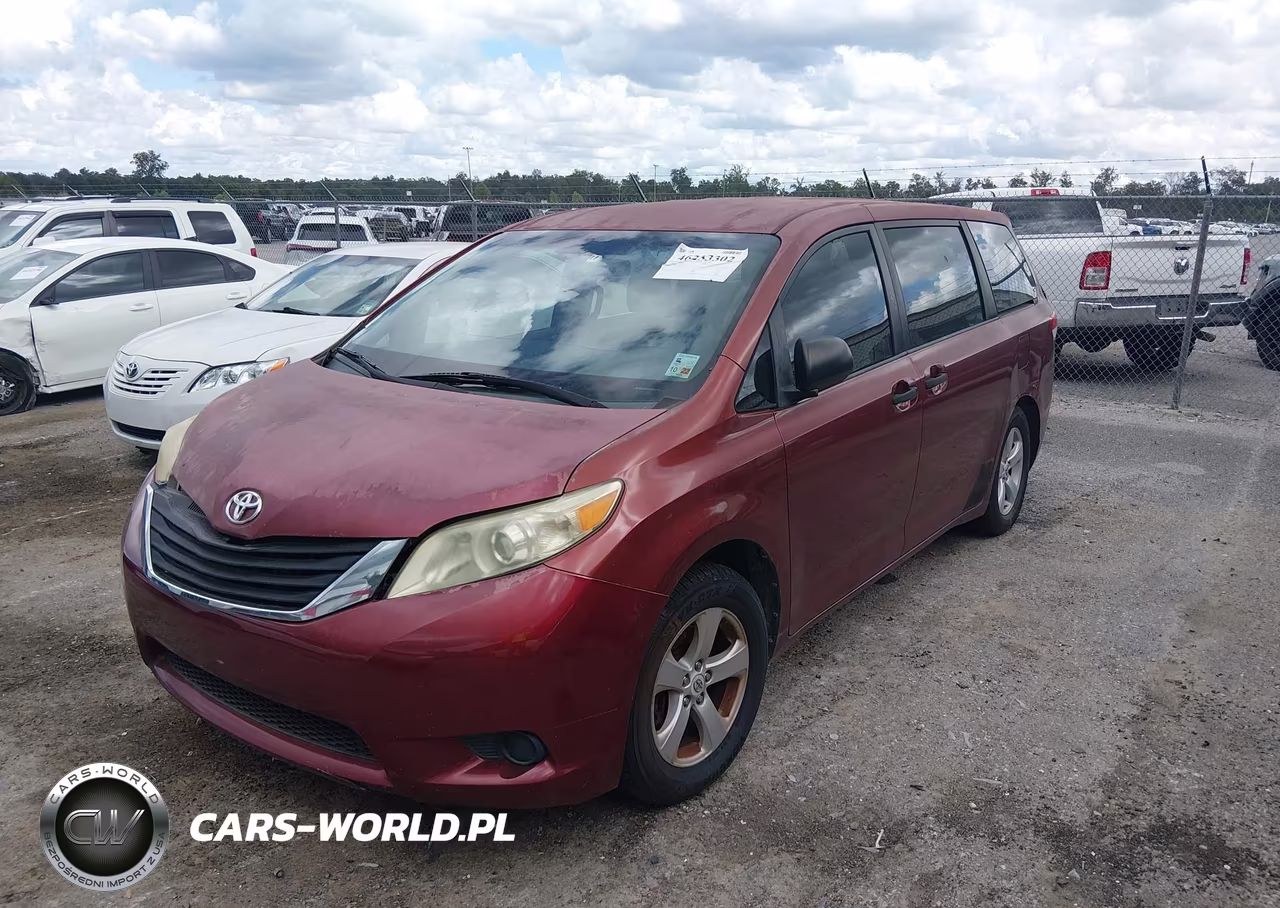 2012 Toyota Sienna Base 7 Passenger VIN:5TDKA3DC9CS013052 - 2