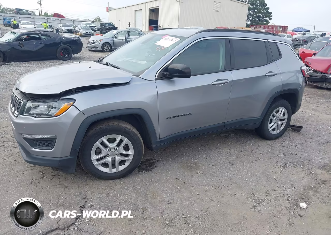 2019 Jeep Compass Sport Fwd VIN:3C4NJCAB1KT614694 - 2