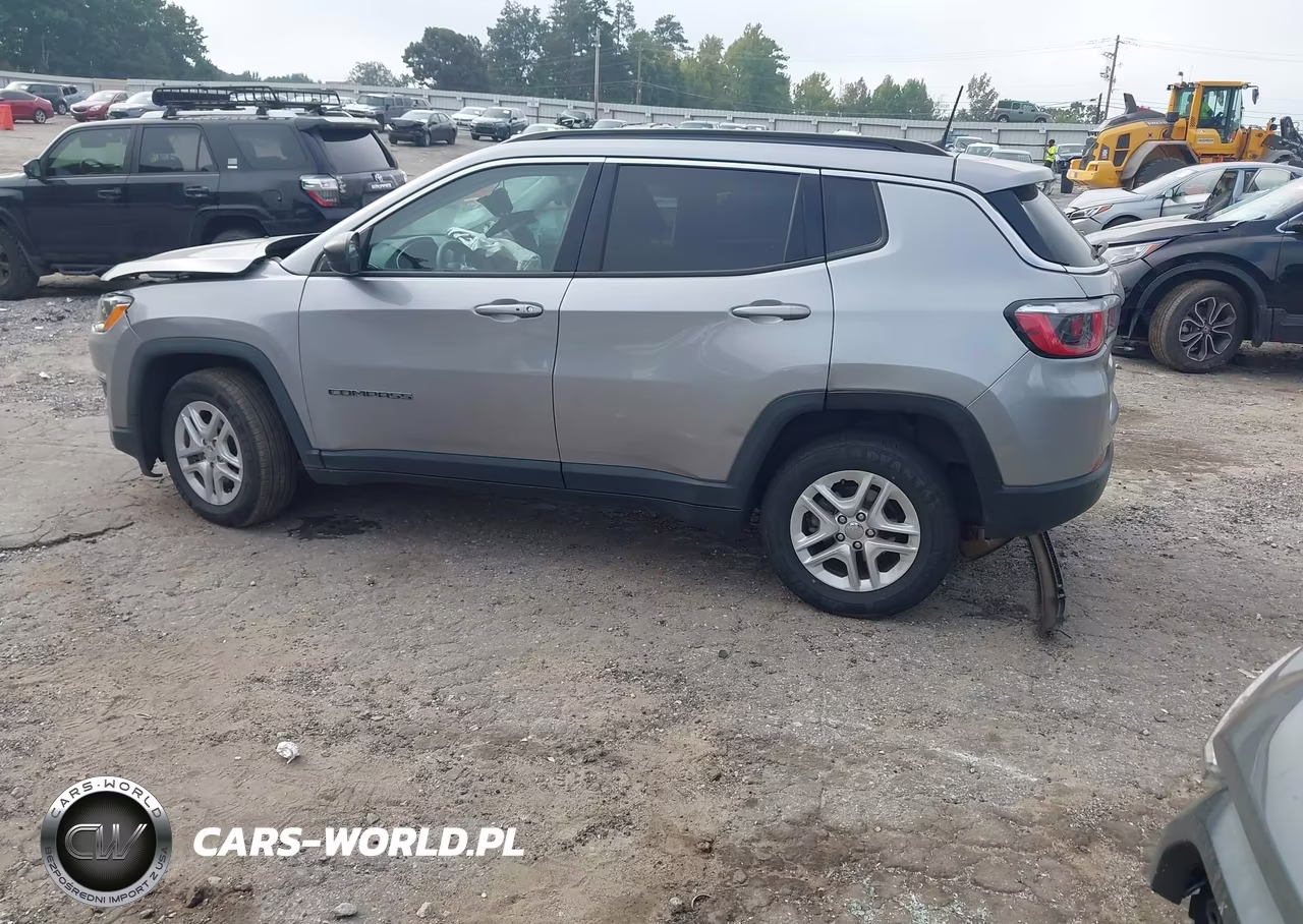2019 Jeep Compass Sport Fwd VIN:3C4NJCAB1KT614694 - 3
