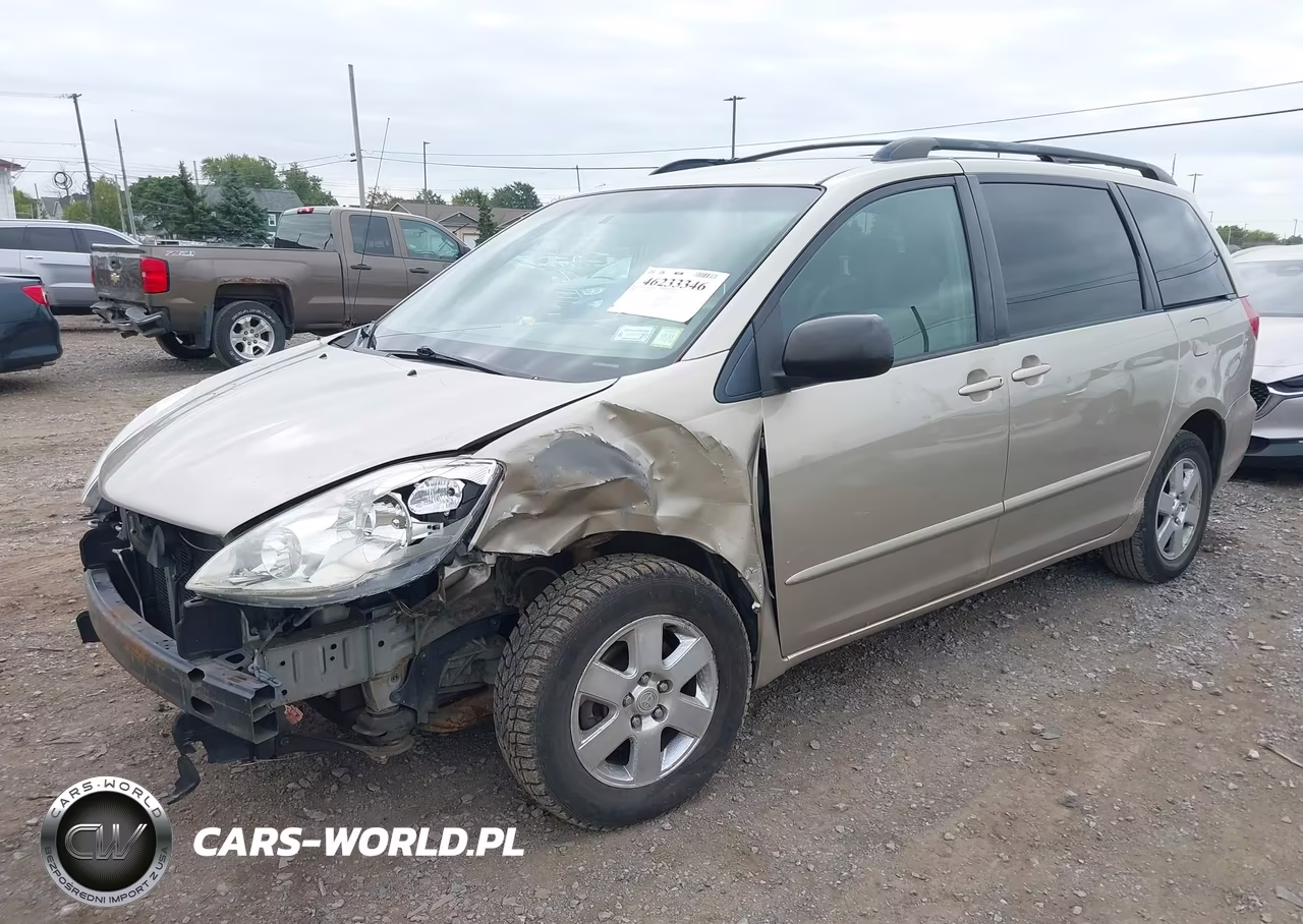 2007 Toyota Sienna Le VIN:5TDZK23C17S095243 - 2