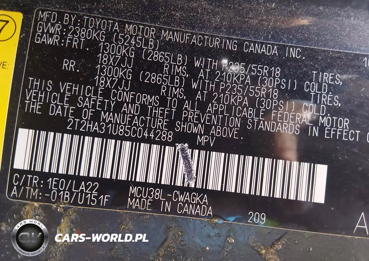2005 Lexus Rx 330 VIN:2T2HA31U85C044288 - 9