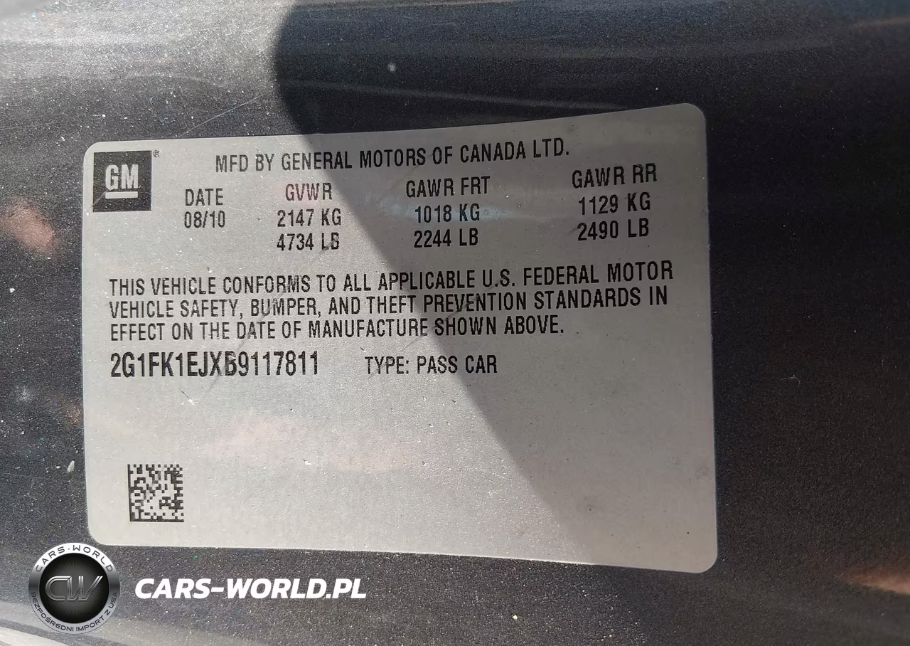 2011 Chevrolet Camaro 2Ss VIN:2G1FK1EJXB9117811 - 9
