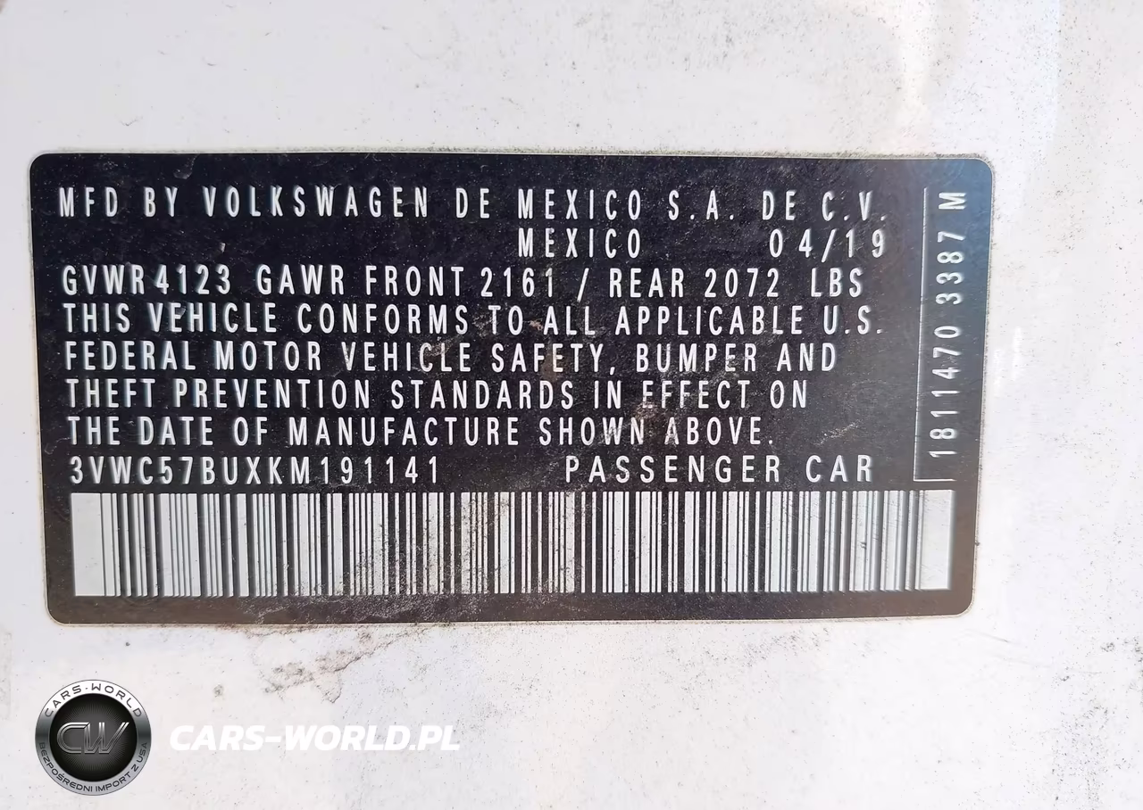 2019 Volkswagen Jetta 1.4T R-Line-1.4T S-1.4T Se VIN:3VWC57BUXKM191141 - 9
