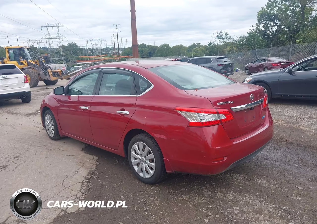 2013 Nissan Sentra Sv VIN:3N1AB7AP4DL692259 - 3
