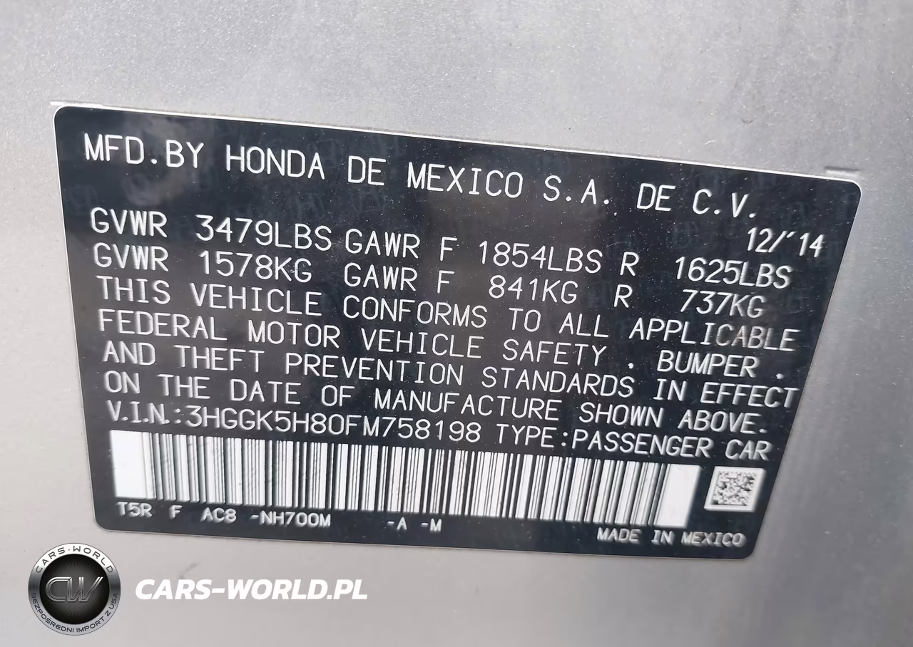 2015 Honda Fit Ex-Ex-L VIN:3HGGK5H80FM758198 - 9