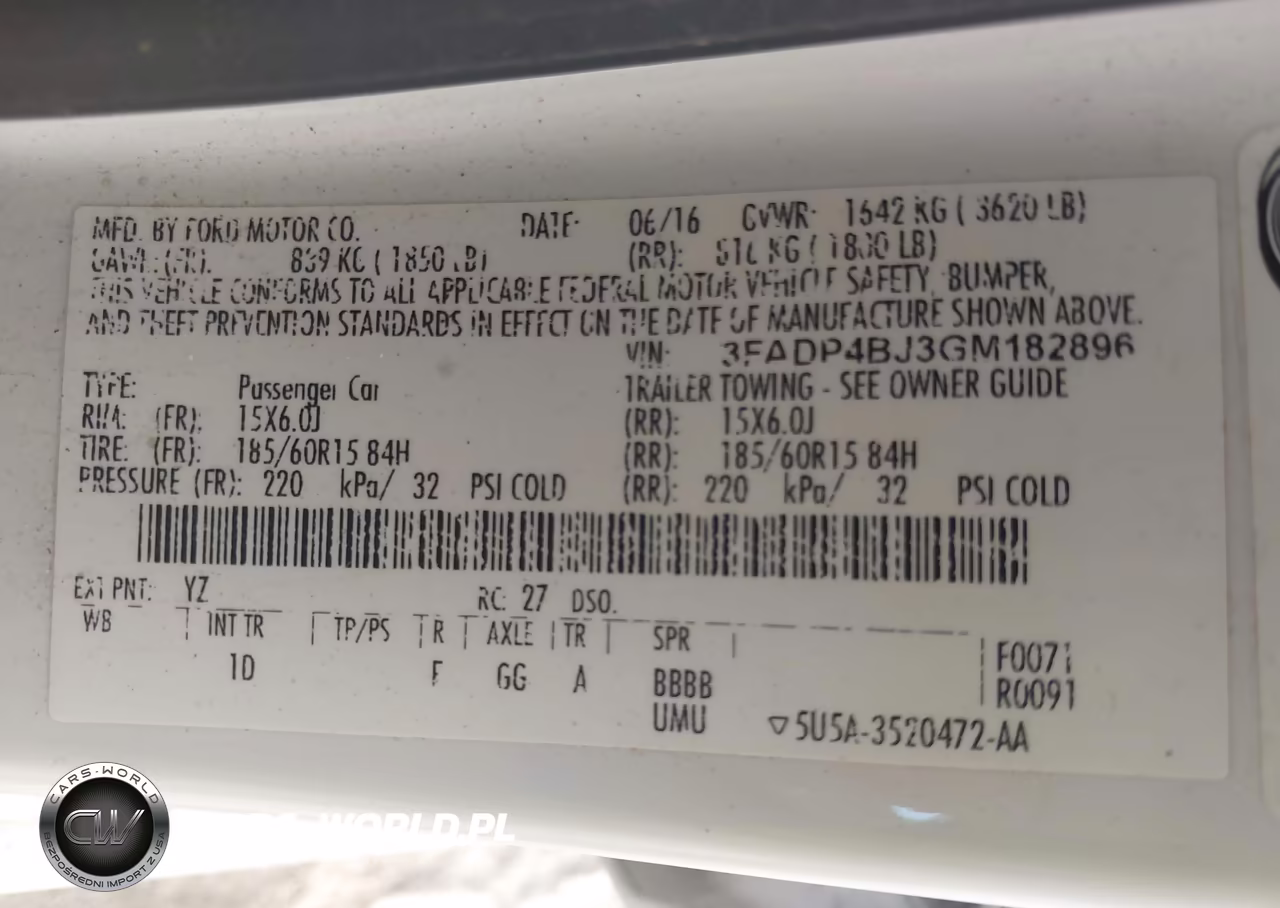 2016 Ford Fiesta Se VIN:3FADP4BJ3GM182896 - 9