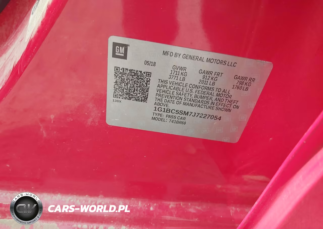 2018 Chevrolet Cruze Ls Auto VIN:1G1BC5SM7J7227054 - 9