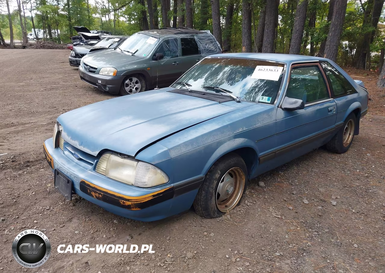 1989 Ford Mustang Lx VIN:1FABP41A1KF311039 - 2