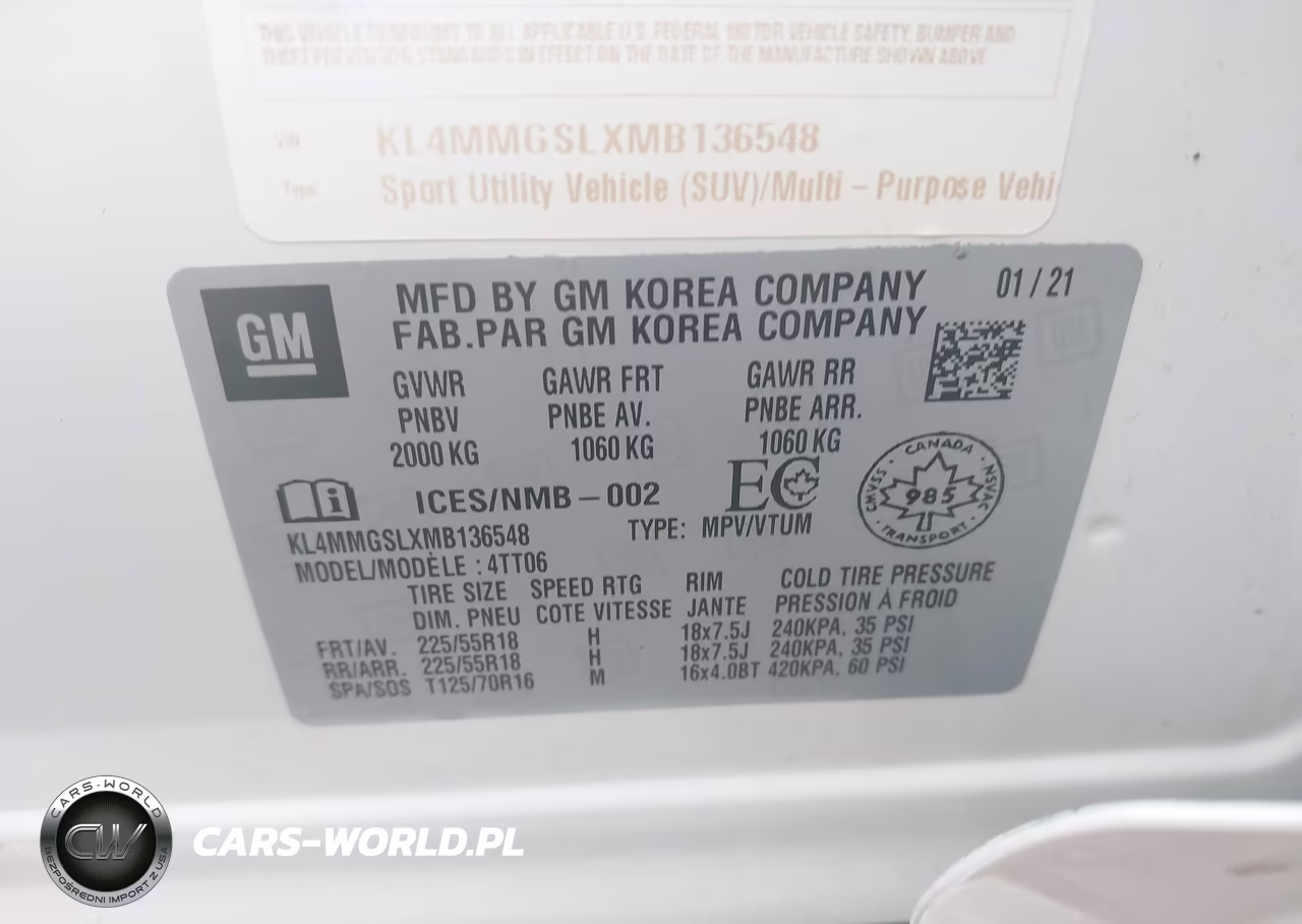 2021 Buick Encore Gx Awd Essence VIN:KL4MMGSLXMB136548 - 9