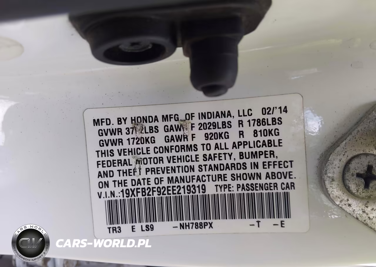 2014 Honda Civic Ex-L VIN:19XFB2F92EE219319 - 9